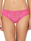 Natori Feathers Hipster Briefs In Raspberry Crush