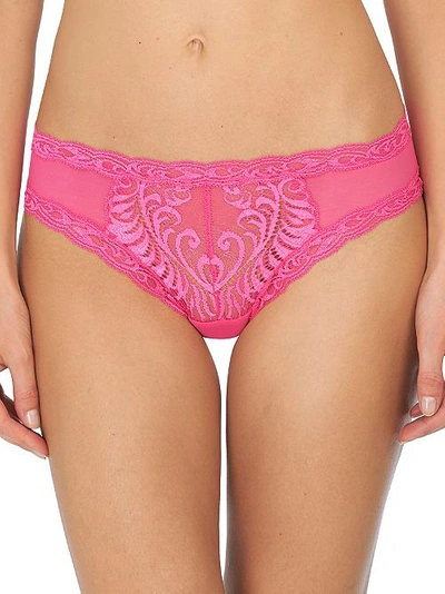 Natori Feathers Hipster Briefs In Raspberry Crush