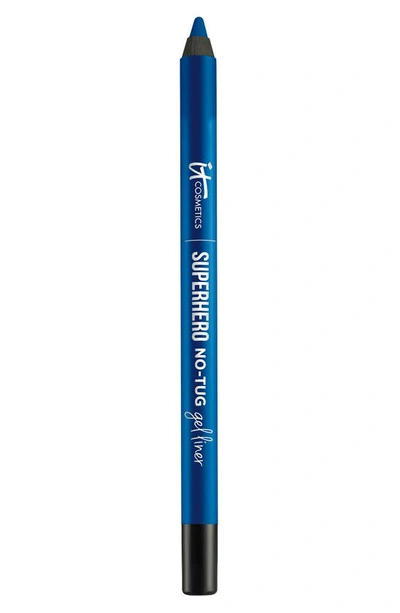 It Cosmetics Superhero No-tug Gel Eyeliner In Bold Blue