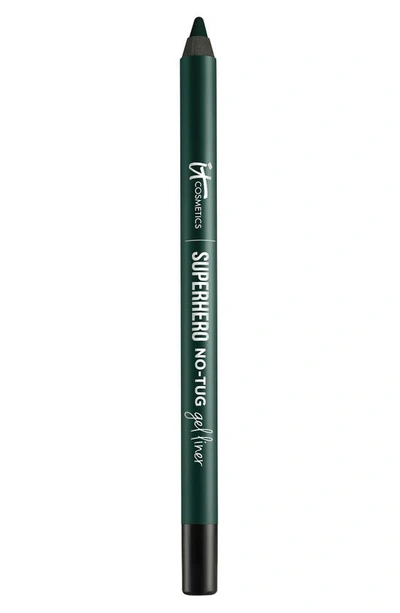 It Cosmetics Superhero No-tug Gel Eyeliner In Mystic Emerald - Enchanted Deep Green