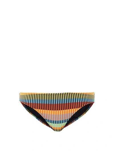 Solid & Striped The Desi Colour Mosaic Bikini Bottom In Multi-colour