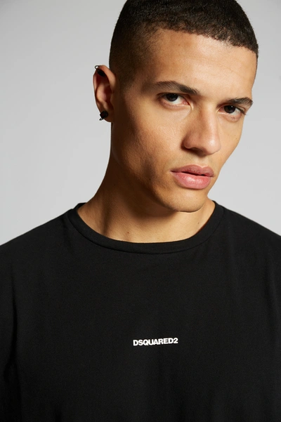 Dsquared2 Men Short Sleeve T-shirt In Black