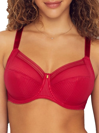 Fantasie Fusion Full Figure Underwire Side Support Bra In Red