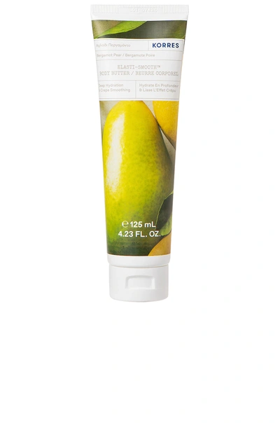 Korres Elasti-smooth Bergamot Pear Body Butter, 4.23-oz.