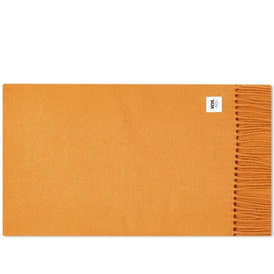 Wood Wood Karlo Scarf In Orange