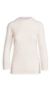 Skin Long Sleeve Tee In Pearl Pink