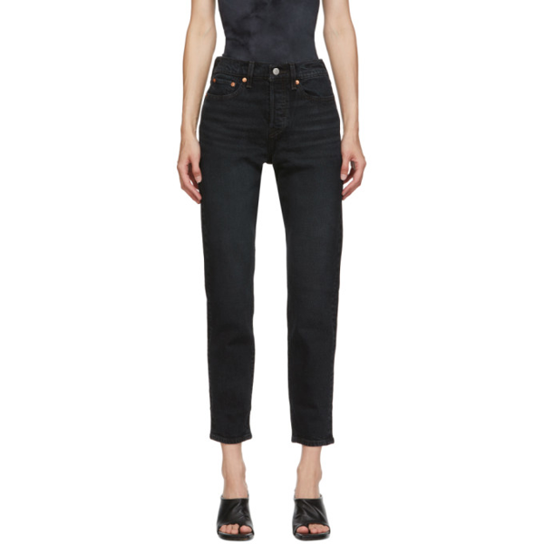 levis black wedgie jeans