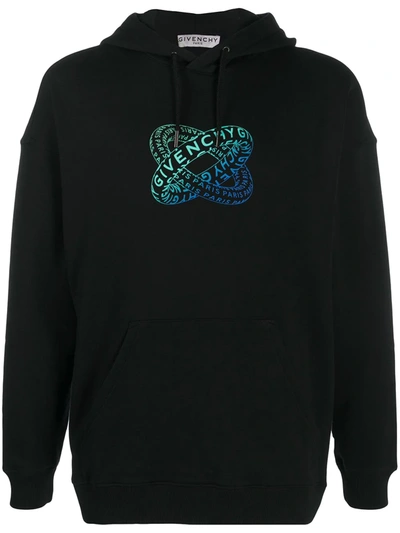 Givenchy Rings Print Hoodie In Black ModeSens