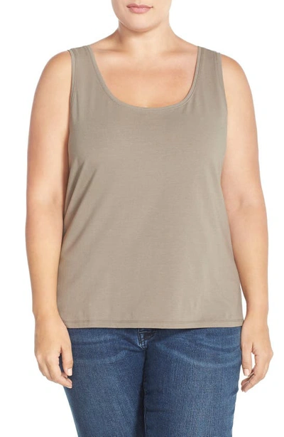 Nic + Zoe Perfect Tank In Mushroom
