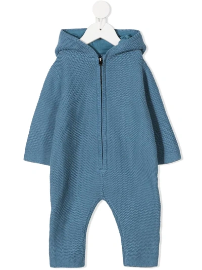 Stella Mccartney Babies' Horse Knitted All-in-one In Blue