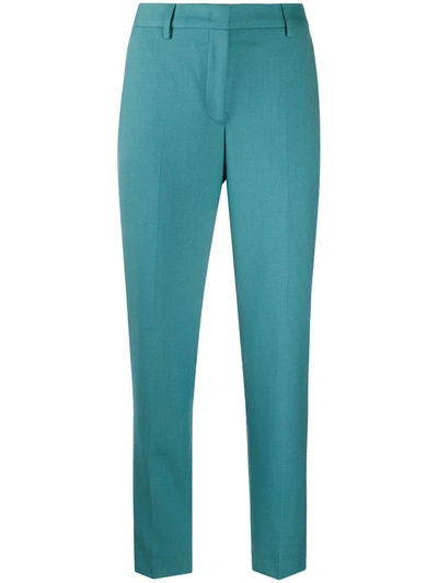 Paul Smith Slim Tapered Fit Trousers In Teal