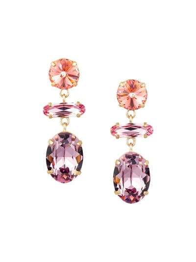 Roxanne Assoulin Wherever You Are Earrings In Pink