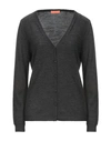 Ballantyne Cardigan In Steel Grey