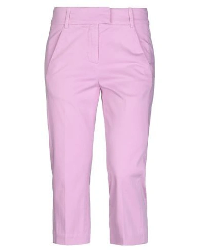 Dondup Cropped Pants In Purple
