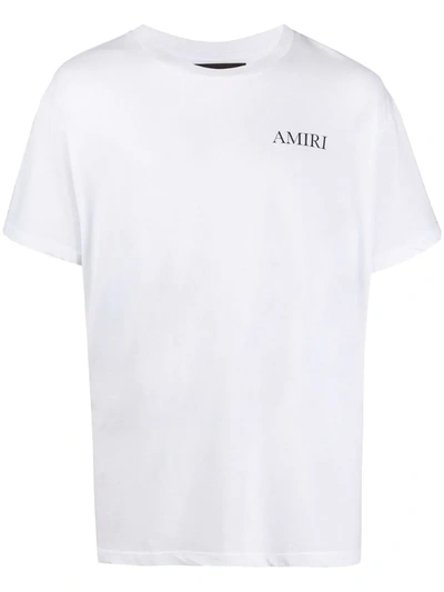 Amiri Logo Print T-shirt In White