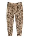 Nili Lotan Nolan Leopard Print Jogger Sweatpants In Sandstone/black Zebra Print