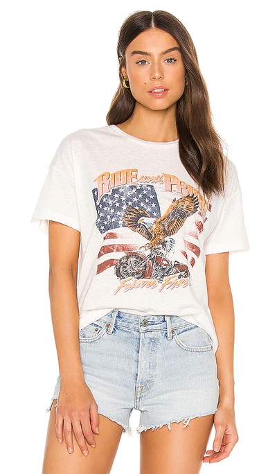 Minkpink Forever Free Graphic Tee In Multi White