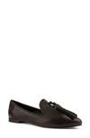 Italeau Trino Waterproof Tassel Loafer In Black