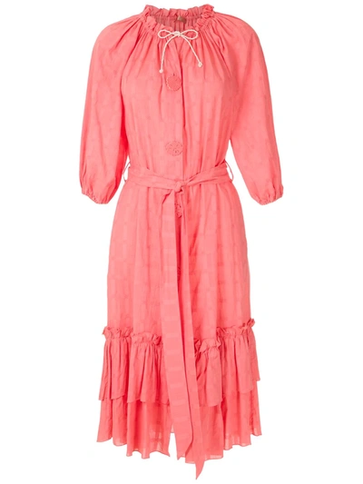 Clube Bossa Valerie Midi Dress In Pink