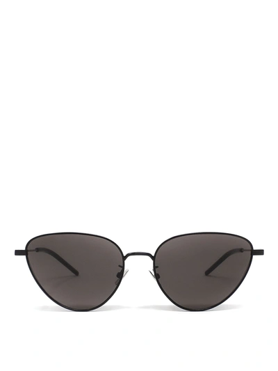 Saint Laurent Sl 310 Cat Eye Metal Sunglasses In Black