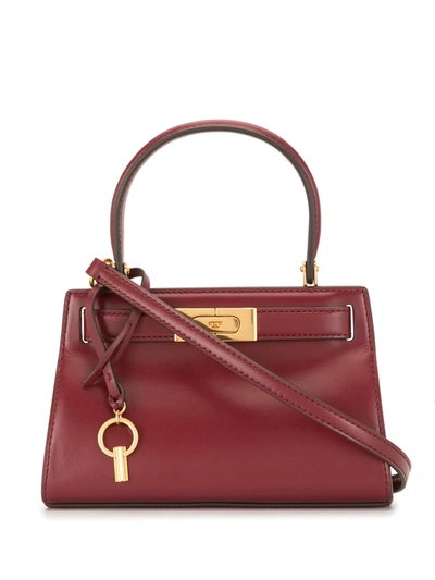 Tory Burch Lee Radziwill Petite Bag In Tinto Color In Red