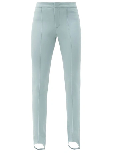 Moncler 4 Way Stretch Tech Twill Pants In Light Blue