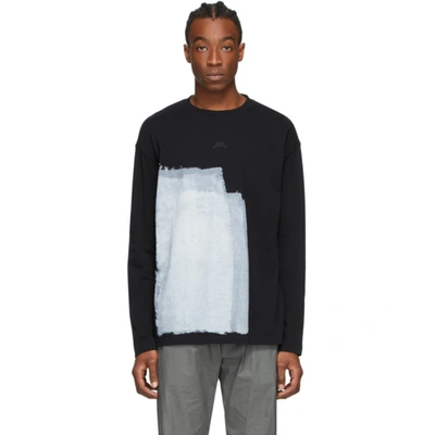 A-cold-wall* Block-painted Cotton-jersey Sweatshirt In Black,grey