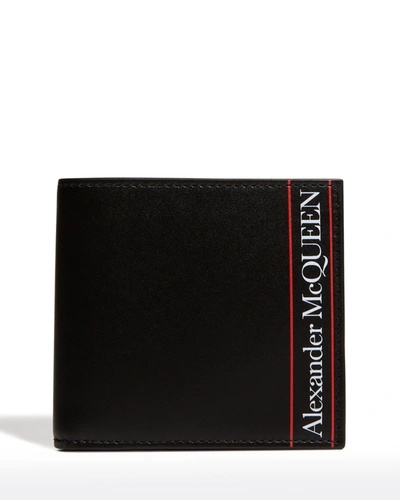 Alexander Mcqueen Bifold Wallet In Nero