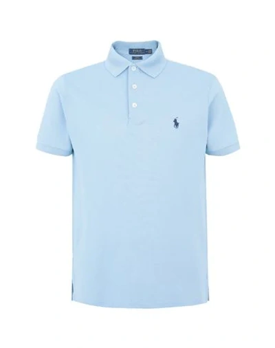 Polo Ralph Lauren Polo Shirts In Sky Blue