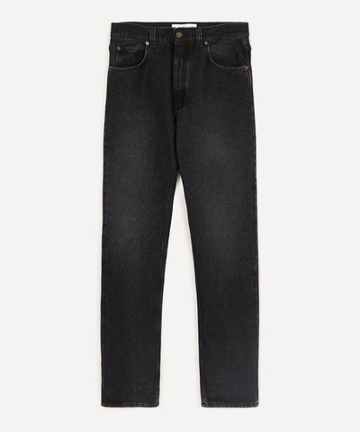 Loewe Five Pocket Logo Jeans In Black