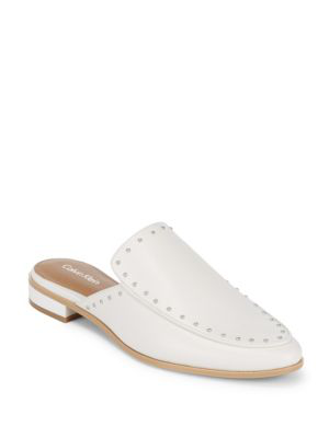 calvin klein flat mules