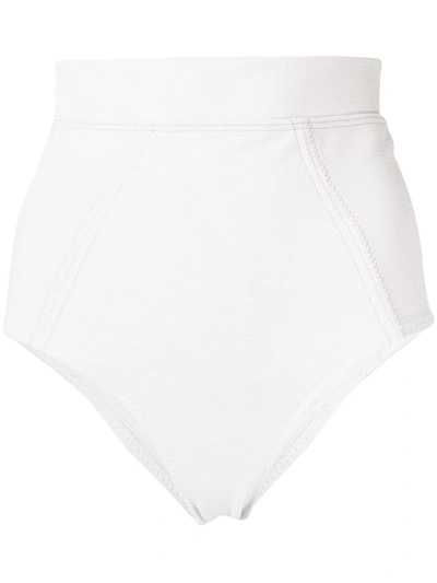 Suboo Kaia Panelled High Waisted Bottom In White