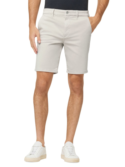 Joe's Jeans Brixton Slim Fit 9 Inch Cotton Shorts In White