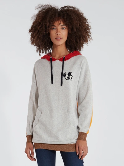 Replica Los Angeles Peepers Oversize Hoodie Sweatshirt - L - Also In: M, S In Grey