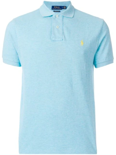 Polo Ralph Lauren Slim-fit Polo Shirt In Blue