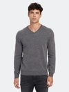 Naadam V-neck Pullover Sweater - S - Also In: Xl In Grey