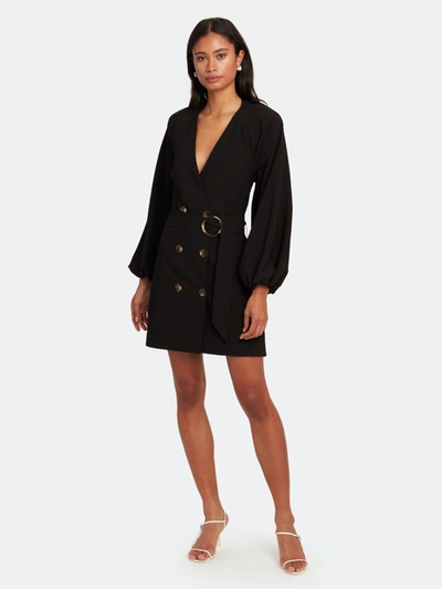 C/meo Collective Avidity Belted Mini Dress In Black