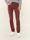 7 For All Mankind Paxtyn Skinny Jeans In Red