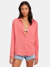 Xirena Scout Button Down Shirt - M - Also In: L, Xs, S In Pink