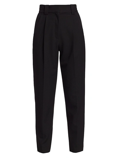A.l.c Colin Pleated Tapered Pants In Black