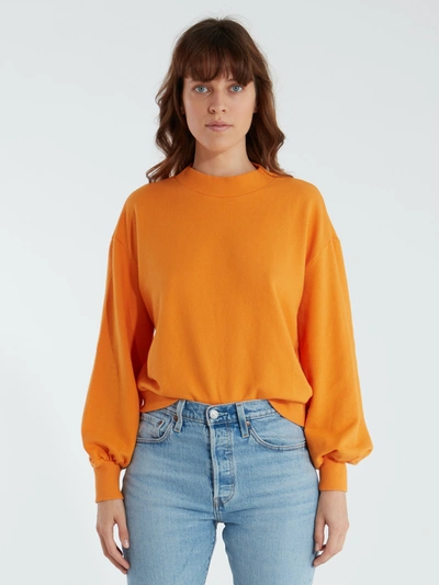 Loup Robbie Bell Sleeve Sweatshirt In Orange