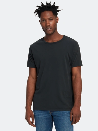 Re/done Long Modern T-shirt In Black