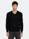 Naadam V-neck Pullover Sweater In Black