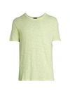 Atm Anthony Thomas Melillo Men's Slub Cotton Crewneck Tee In Lemon Twist