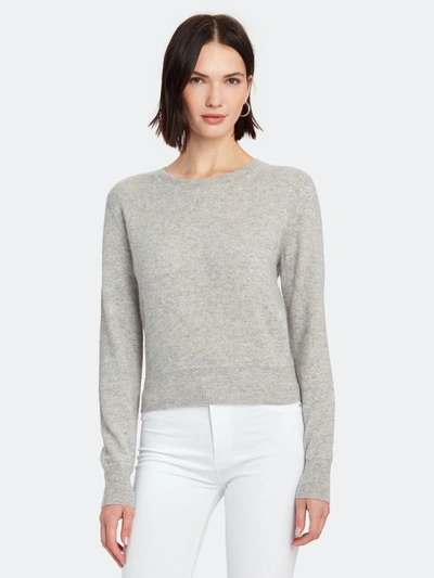 Naadam Cropped Crewneck Sweater - M - Also In: L, S, Xs In Grey