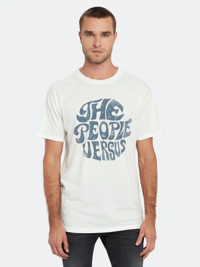 The People Vs . Satisfaction Vintage T-shirt In White