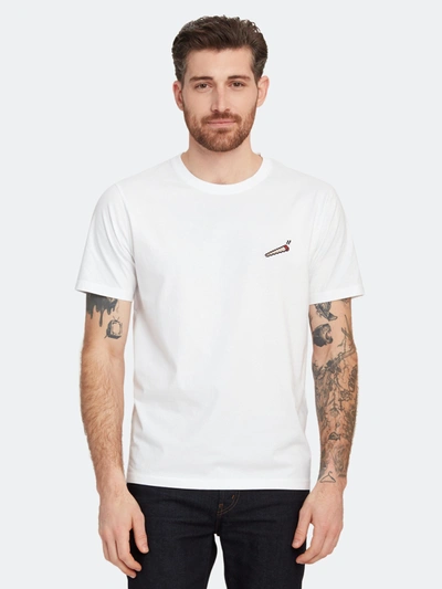Bricktown Spliff Crewneck T-shirt In White