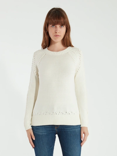 Sail To Sable Pom Pom Sweater - Xs - Also In: Xl, L, Xxs In White