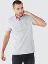 Allsaints Grail Polo Shirt In Grey