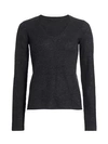Atm Anthony Thomas Melillo Cashmere V-neck Sweater In Charcoal